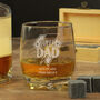 Whisky Gifts Personalised Super Dad Whisky Glass, thumbnail 3 of 4