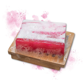 Raspberry Ripple Scottish Handmade Soap, 3 of 4