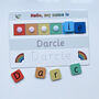 Personalised Childrens School Name Mat, thumbnail 3 of 4