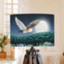 Barn Owl Lampshade – Nature Inspired Woodland Lighting, thumbnail 3 of 7