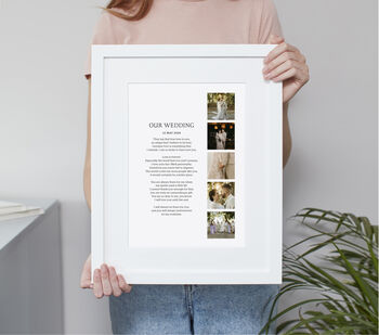 Use Your Own Photo And Words Remembrance Print, 7 of 7