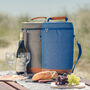 Contemporary Denim Blue Wine Cooler With Accessories, thumbnail 6 of 6