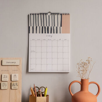 2024 Illustrated Patterned Wall Calendar, 7 of 12