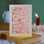 Personalised Twins Papercut Card, thumbnail 3 of 9