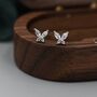 Sterling Silver Cz Butterfly, thumbnail 1 of 12