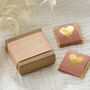 Rose Gold Love Is Sweet Chocolate Neapolitans Favour, thumbnail 1 of 1