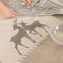 Set Of Two Woodland Stag Tea Towels, thumbnail 1 of 4