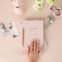 Personalised Wedding Planner Book Blush Pink, thumbnail 1 of 6