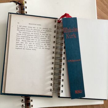 'Malcolm Kirk' Upcycled Notebook, 4 of 5