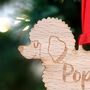 Personalised Bichon Frise Dog Christmas Decoration, thumbnail 7 of 9
