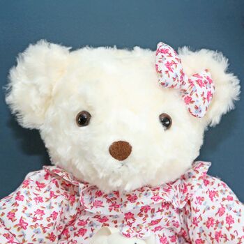 Personalised Bear In Nightie And Baby Soft Toy, 3 of 3