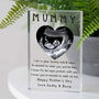 Personalised Mummy To Be Baby Scan Photo Block, thumbnail 2 of 3