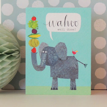 Mini Greetings Card Pack Of 10 Animals, 9 of 11