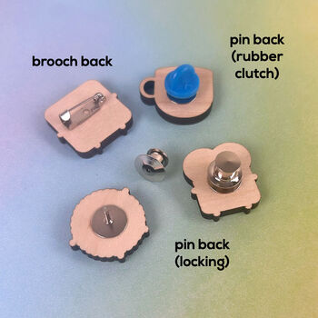 Kawaii Afternoon Tea And Cake Pin Or Brooch Set, 5 of 8