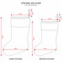 Personalised Christmas Stocking 'Candy Canes', thumbnail 3 of 3