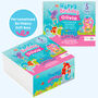 Mermaids Medium Square Personalised Birthday Gift Box, thumbnail 10 of 11