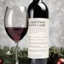 Personalised Fun Family Christmas Game Wine Label, thumbnail 1 of 4