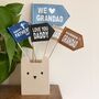 Personalised Daddy Felt Flag Gifts For Dad, thumbnail 4 of 8