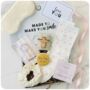 4th Wedding Anniversary Gift, Linen Theme, thumbnail 3 of 5