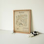 Personalised Vintage Golf Map Art For Any Golf Course, thumbnail 3 of 5