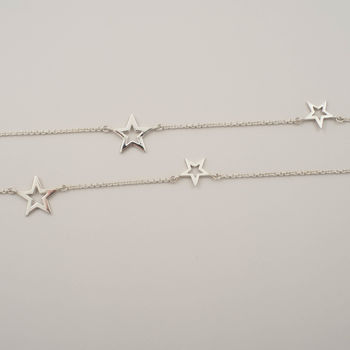 Sterling Silver Star Necklace, 3 of 4