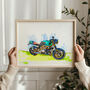 Custom Motorbike Print, thumbnail 3 of 5