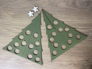 Christmas Tree Advent Calendar For Chocolates, 2 of 3