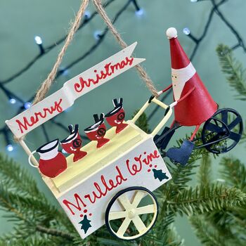 Personalised Mulled Wine Santa Bauble, 3 of 4