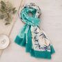 Bamboo Border Scarf, thumbnail 1 of 6