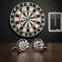 Personalised Dartboard With Darts Cufflinks, thumbnail 6 of 12