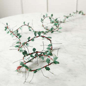 Holly Leaf Light Garland, 2 of 3