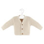 Personalised Taupe Knitted Cardigan, thumbnail 9 of 11