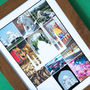 Personalised Travel Landmark Photo Collage Print, thumbnail 6 of 12