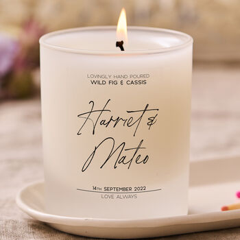 Personalised Engagement Scented Candle, 5 of 6