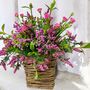 Vermicelli Flower Basket Wreath, thumbnail 3 of 7