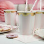 Striped Pink Paper Party Napkins, thumbnail 3 of 3