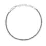 925 Sterling Silver Miami Cuban Rhodium Bracelet Chain For Men, thumbnail 8 of 11