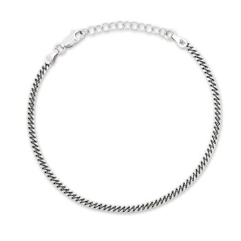 925 Sterling Silver Miami Cuban Rhodium Bracelet Chain For Men, 8 of 11