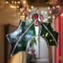 Stained Glass Holly Decoration, thumbnail 2 of 3