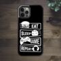 Eat Sleep Gamer iPhone Case, thumbnail 1 of 4