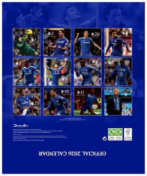 Official Chelsea Fc 2026 Personalised Calendar, 5 of 5