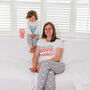 Personalised Mummy, Daddy, Child, Matching Movie Night Pyjamas, thumbnail 9 of 12