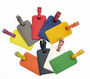 Soft Leather Luggage Tag Colourful Personalised Gift, thumbnail 1 of 12