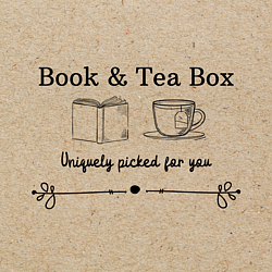 Logo with book and tea