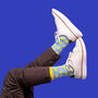 Lemon Pattern Egyptian Cotton Men's Socks, thumbnail 1 of 5