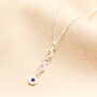 Personalised Delicate Birthstone Pendant Necklace, thumbnail 3 of 6
