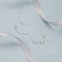 Cz Butterfly Floating Bracelet Sterling Silver, thumbnail 2 of 10