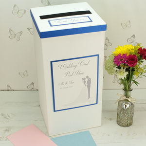 Wedding Post And Card Bo Notonthehighstreet Personalised Bride Groom Wedding Post Box Bo