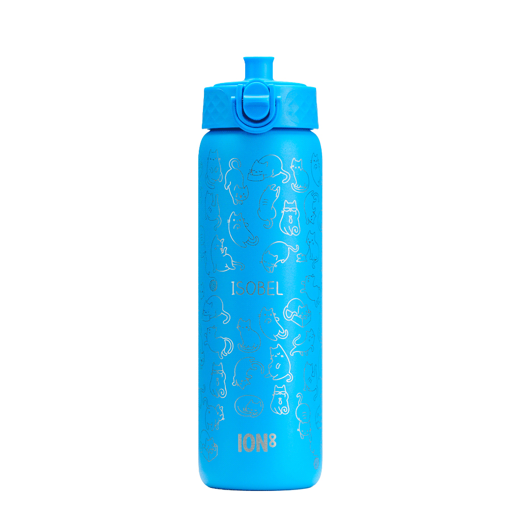 Personalised Cat Children's School Ion8 Water Bottle, 2 of 11
