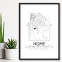 Personalised Our First Home, New House Gift Print, thumbnail 3 of 3